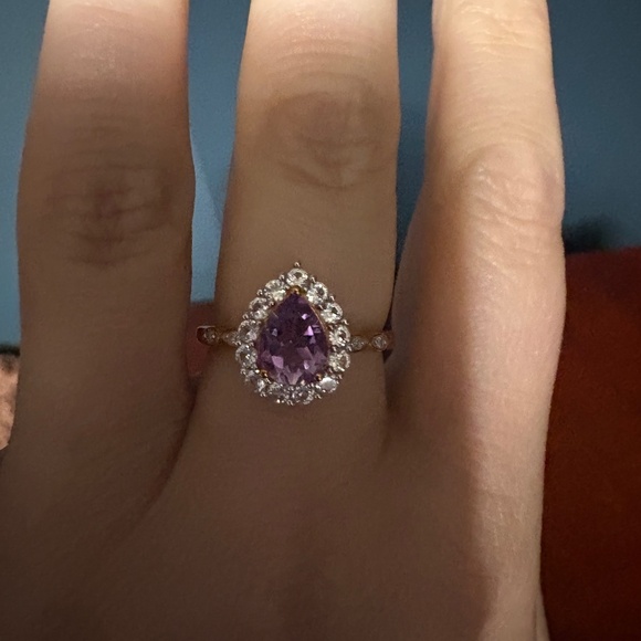 NWOT 10kt Rose gold and Amethyst - Picture 3 of 6